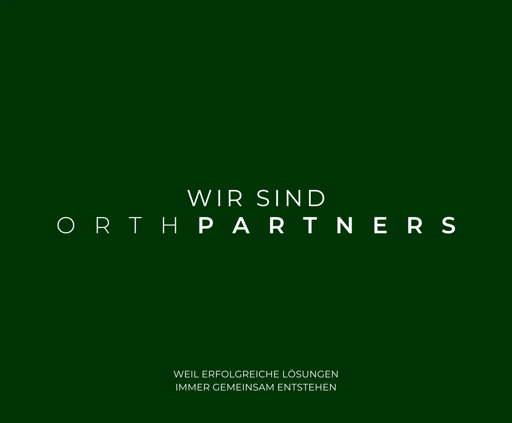 ORTHPARTNERS Pressemitteilung April 2026