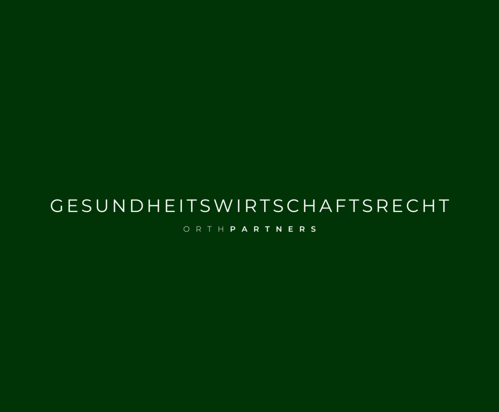 Gesundheitswirtschaftsrecht PM Pressemitteilung